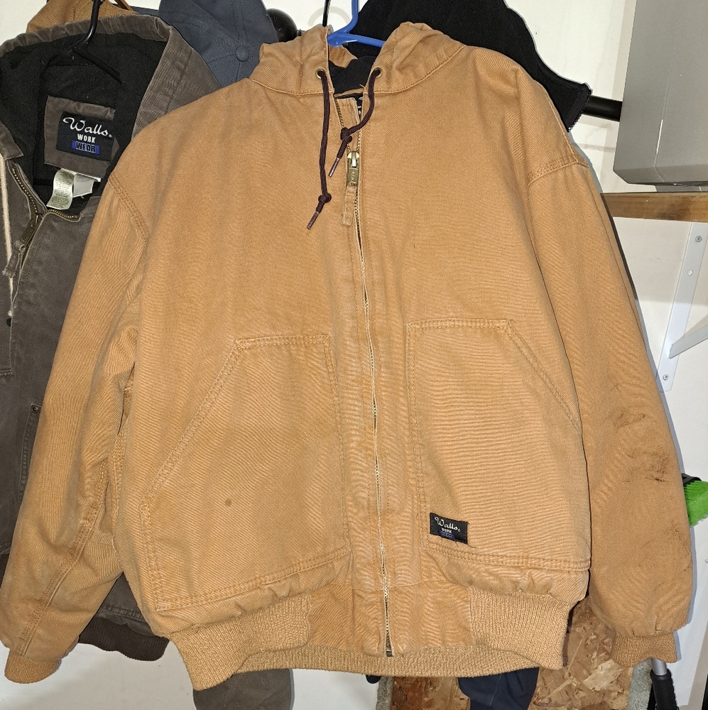 Mens canvas work jackets
